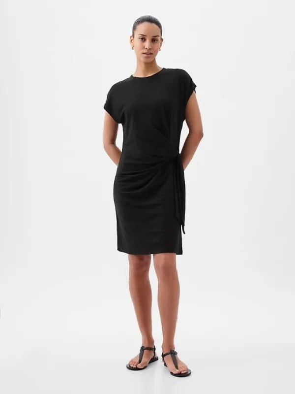 Tie-Knot Mini T-Shirt Dress sold by GAP