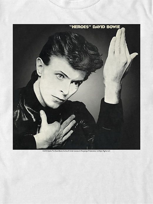 David Bowie Heroes Graphic Tee sold by GAP product image thumbnail 2