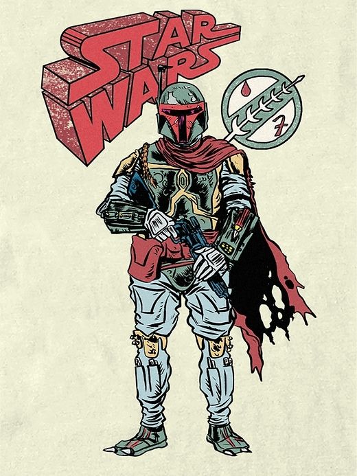Star Wars A New Hope Comic Book Boba Fett Graphic Tee sold by GAP product image thumbnail 2