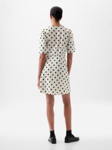 Linen-Blend Button Mini Dress sold by GAP