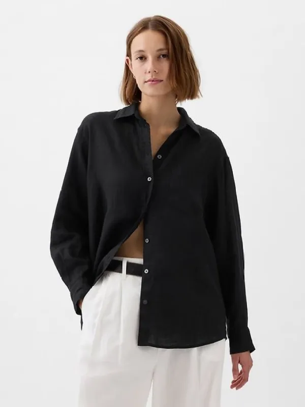 Linen Big Shirt sold by GAP