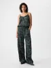 Crinkle Texture Satin Pants sold by GAP