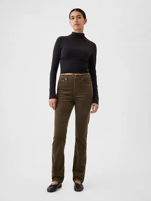 High Rise Corduroy Vintage Slim Pants sold by GAP
