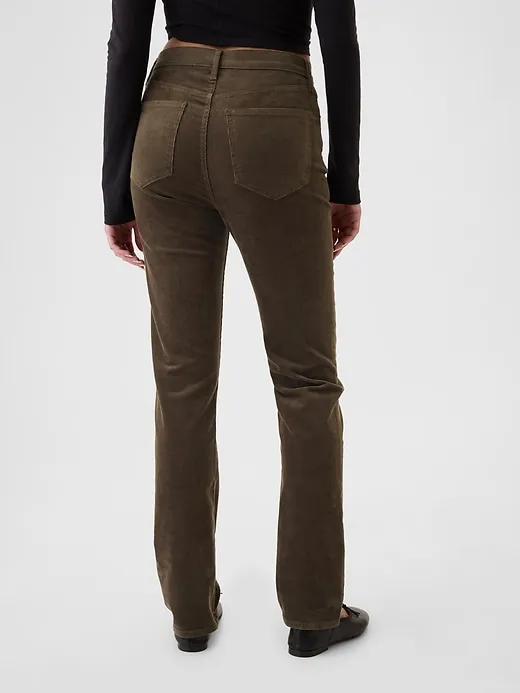 High Rise Corduroy Vintage Slim Pants sold by GAP product image thumbnail 4