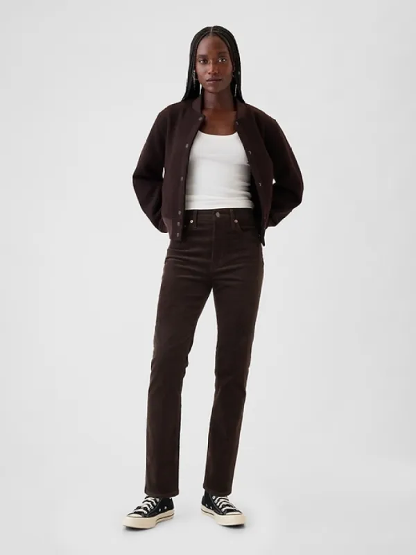 High Rise Corduroy Vintage Slim Pants sold by GAP