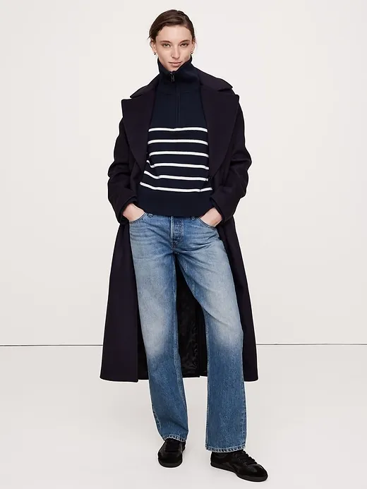 Cashmere Half-Zip Sweater sold by Banana Republic product image thumbnail 3