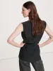 Signature Silk Wrap Top sold by Banana Republic