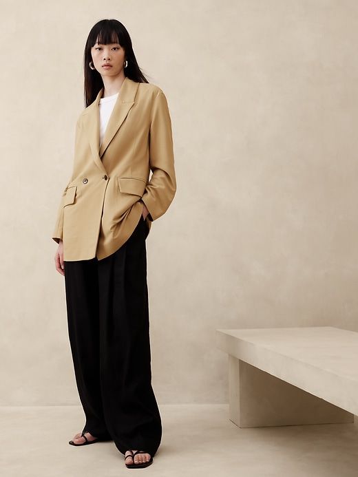 Ada Relaxed Unstructured Blazer sold by Banana Republic