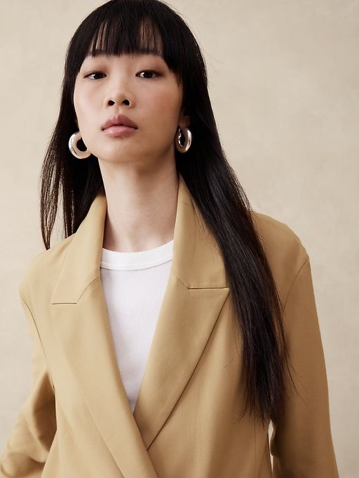 Ada Relaxed Unstructured Blazer sold by Banana Republic product image thumbnail 3