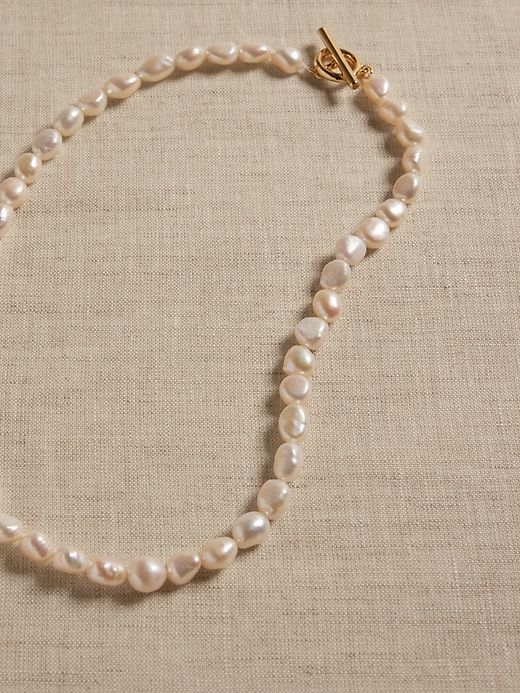Pearl Strand Necklace | Aureus + Argent sold by Banana Republic