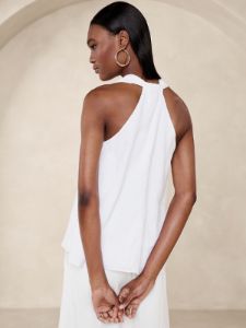 Pauline Linen Top sold by Banana Republic