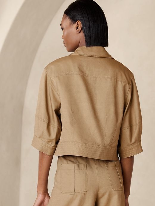 Cropped Expedition Blazer sold by GAP product image thumbnail 2