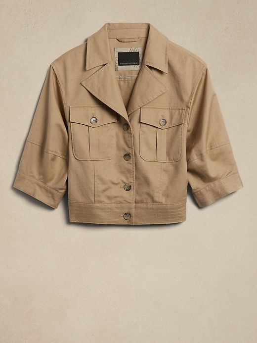 Cropped Expedition Blazer sold by GAP product image thumbnail 4