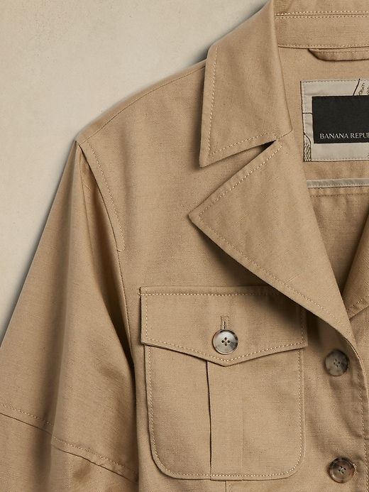Cropped Expedition Blazer sold by GAP product image thumbnail 5
