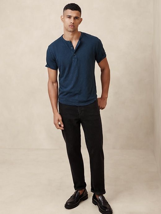 Soft Wash Henley T-Shirt sold by Banana Republic product image thumbnail 3