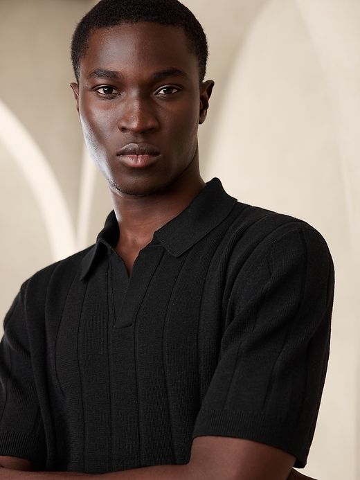 Jenson Merino Sweater Polo sold by Banana Republic product image thumbnail 2