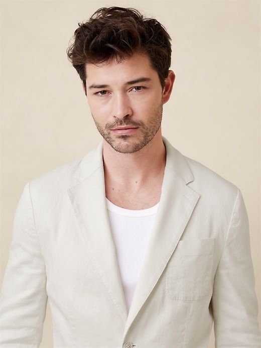 Traveler Linen-Cotton Blazer sold by Banana Republic product image thumbnail 3