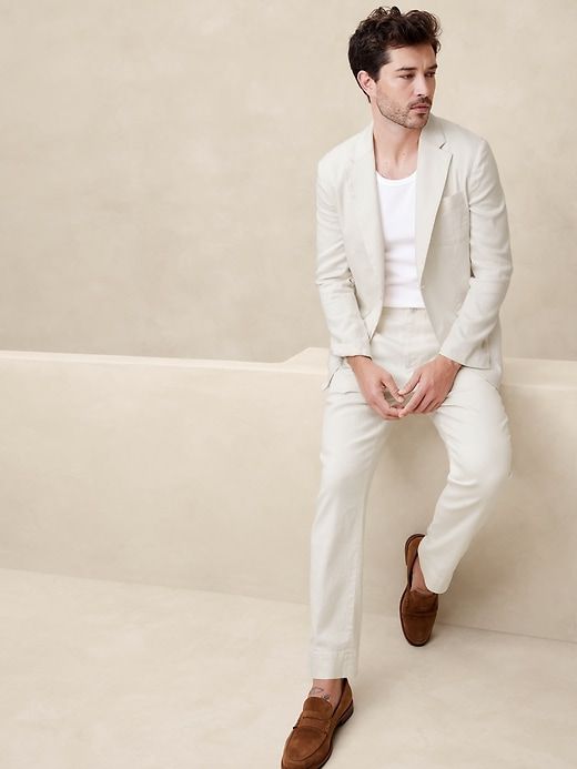 Traveler Linen-Cotton Blazer sold by Banana Republic product image thumbnail 5