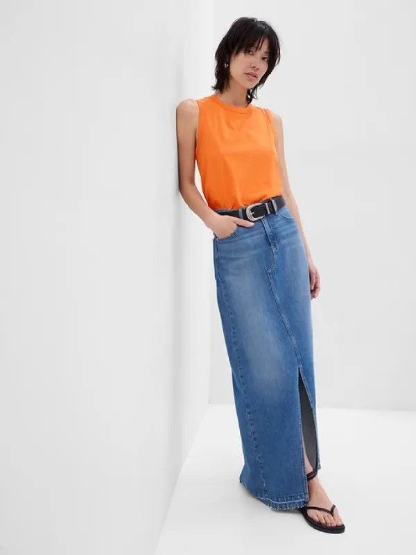 Organic Cotton Vintage Shell Tank Top sold by GAP