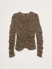 Crepe Ruched Top sold by Banana Republic