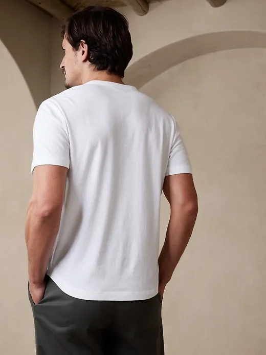 Soft Wash Henley T-Shirt sold by Banana Republic product image thumbnail 2