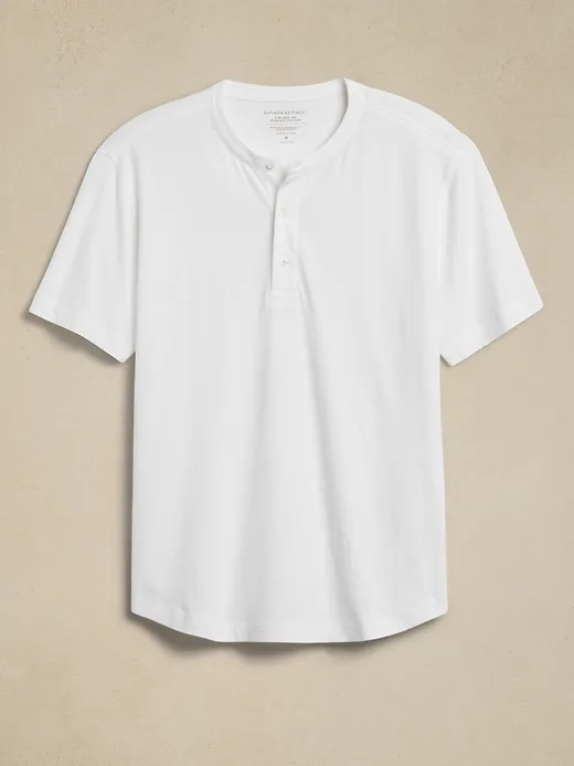 Soft Wash Henley T-Shirt sold by Banana Republic product image thumbnail 4