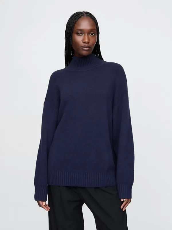 CashSoft Mockneck Sweater sold by GAP
