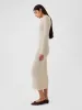 CashSoft Rib Midi Polo Sweater Dress sold by GAP