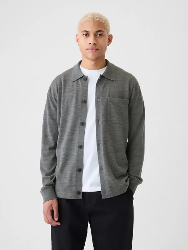Merino Sweater Shirt sold by GAP