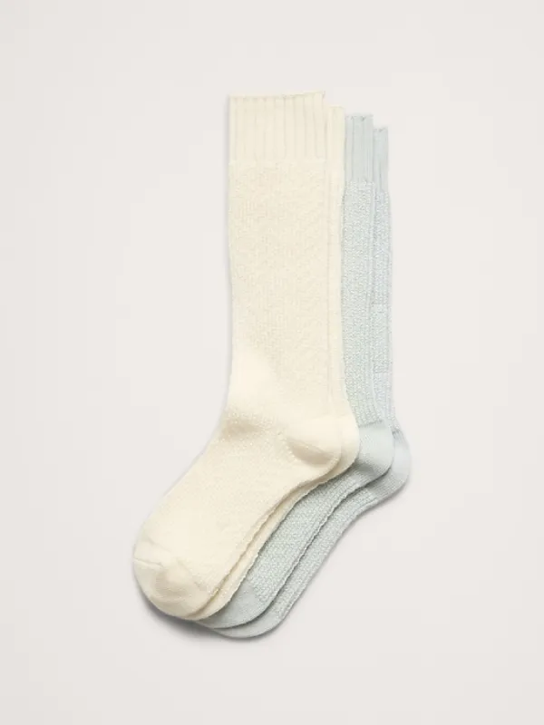 Cozy Sock 2-Pack with Merino Wool sold by Banana Republic