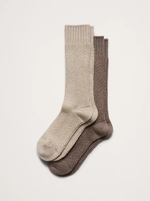 Cozy Sock 2-Pack with Merino Wool sold by Banana Republic