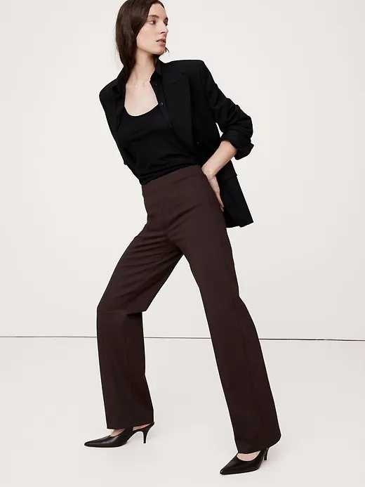 Straight Everywhere Ponte Pant sold by Banana Republic product image thumbnail 3