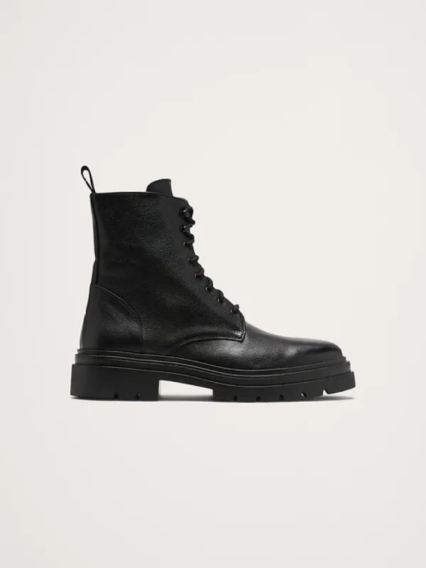 Italian Leather Combat Boot sold by Banana Republic