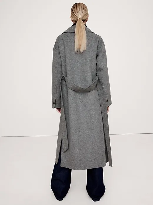 Double-Faced Wrap Coat sold by Banana Republic product image thumbnail 2