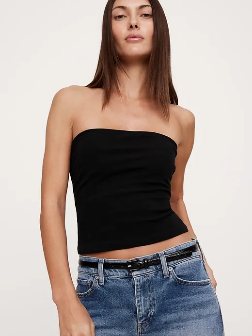 Embossed Leather Skinny Belt sold by Banana Republic product image thumbnail 2