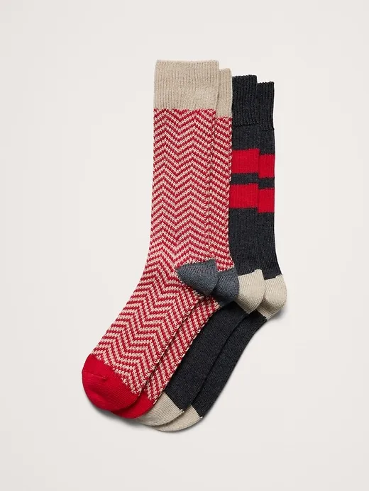 Breathe Merino Boot Sock 2-Pack sold by Banana Republic