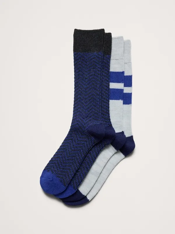 Breathe Merino Boot Sock 2-Pack sold by Banana Republic