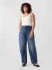 High Rise Barrel Jeans sold by GAP
