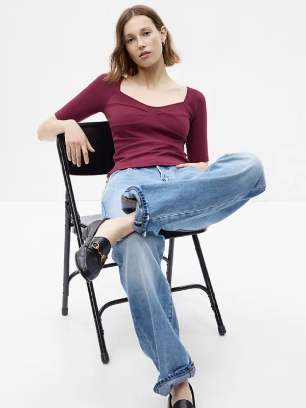 Modern Sweetheart Corset T-Shirt sold by GAP