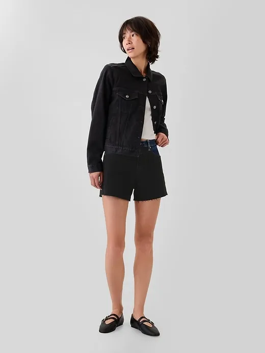 4" High Rise Girlfriend Denim Shorts sold by GAP