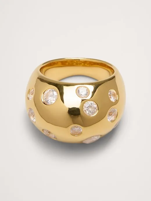 Crystal Dome Ring sold by Banana Republic