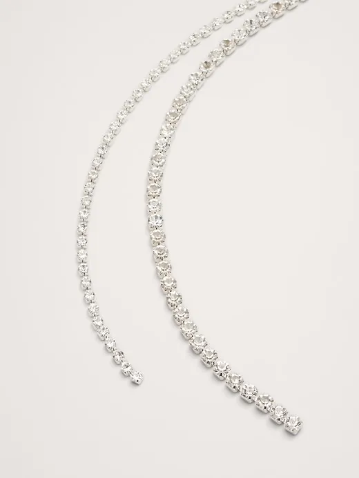 Crystal Lariat Necklace sold by Banana Republic product image thumbnail 2