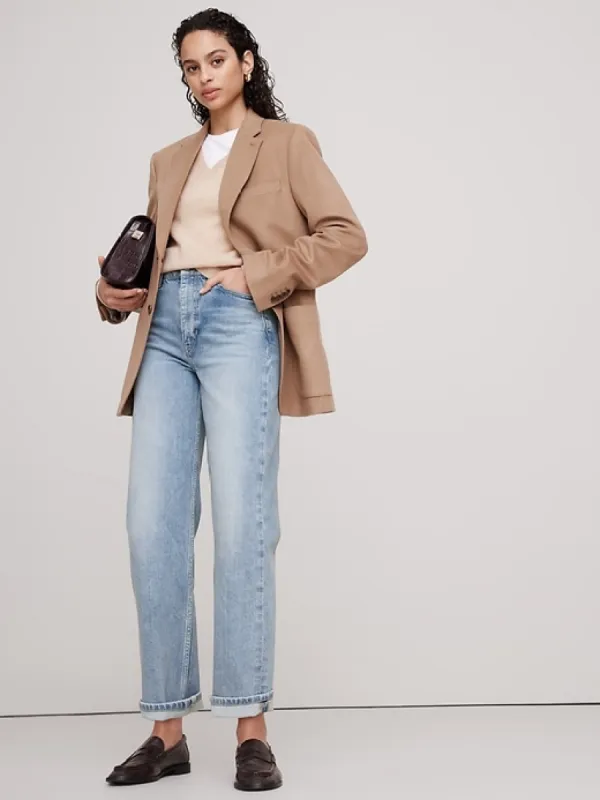High-Rise 90s Straight Jean sold by Banana Republic