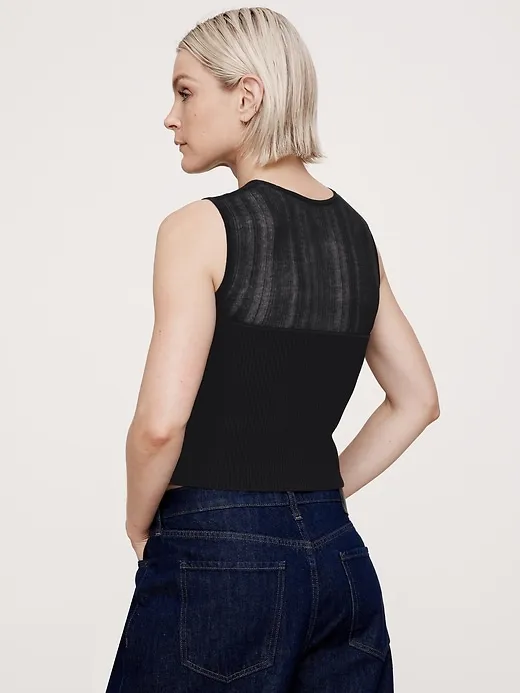 Sculpted Ribbed Top sold by Banana Republic product image thumbnail 2