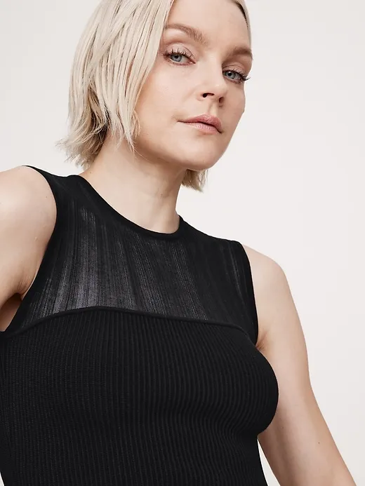 Sculpted Ribbed Top sold by Banana Republic product image thumbnail 3