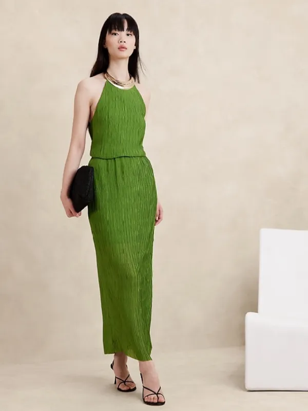 Crinkle Maxi Skirt sold by Banana Republic