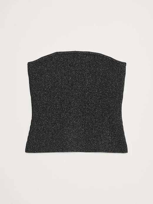 Sculpted Ribbed Strapless Top sold by Banana Republic product image thumbnail 4