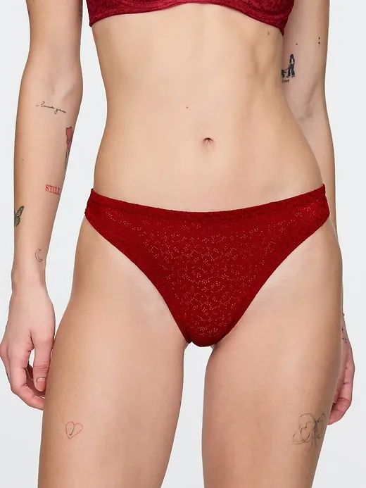 Lace Thong sold by GAP