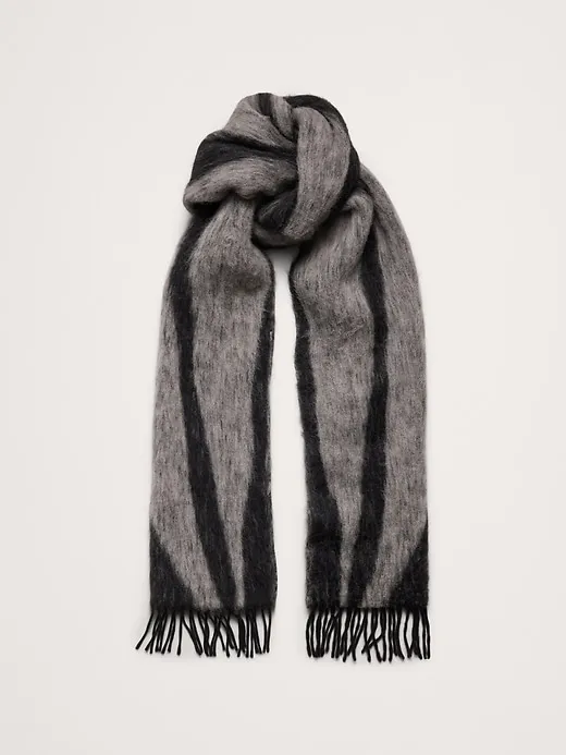 Brushed Alpaca-Wool Blend Scarf sold by Banana Republic