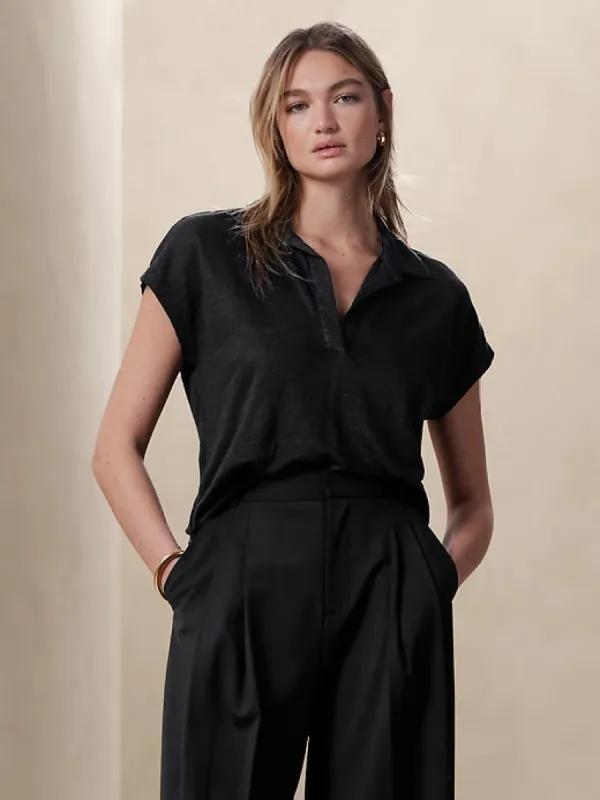 Linen Polo sold by Banana Republic
